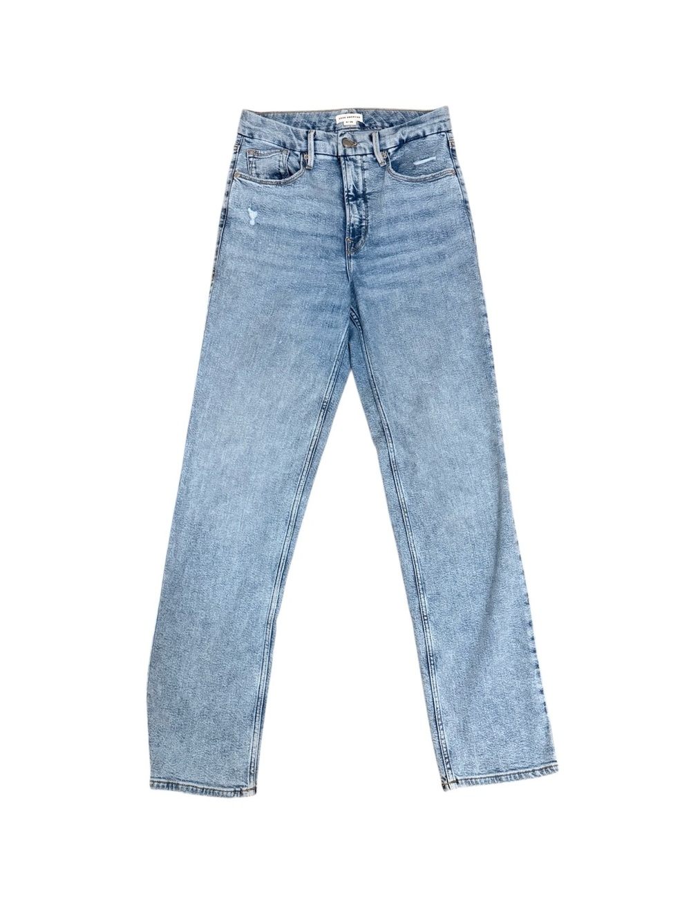 Good American Light Blue Straight‎ Leg Jeans